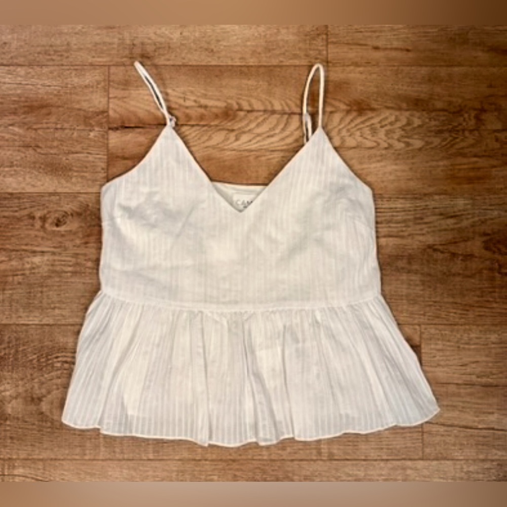 NWT Cami NYC White Sleeveless Top XS